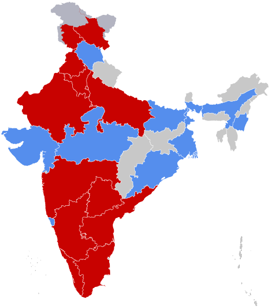 Night Lantern / CC BY-SA (https://creativecommons.org/licenses/by-sa/4.0) Map of the 2019-nCoV outbreak in India as of 8 March 2020