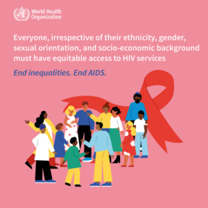 “End inequalities. End AIDS.”