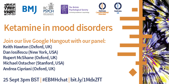 Twitter ad - ketamine in mood disorders