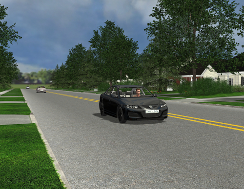 The virtual environment used in the study (picture courtesy of Barbara A Morrongiello)