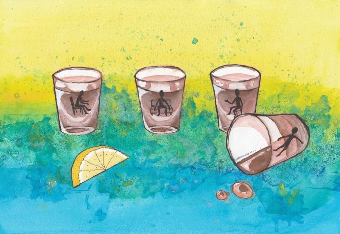 Pain hangover analogy
