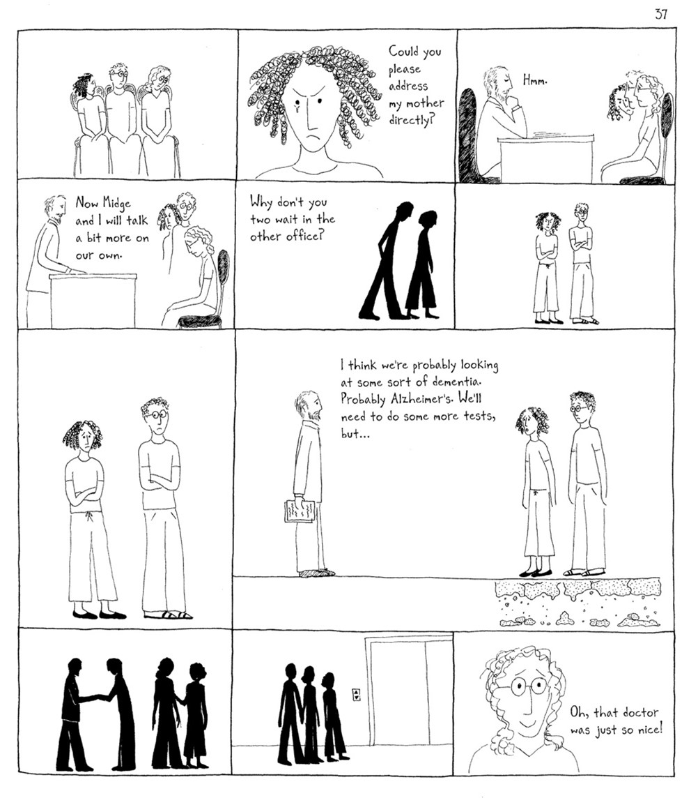 Leavitt (2011), Tangles: a Story about Alzheimer’s, My Mother and Me (London: Jonathan Cape, 2011), p37 (permission was granted for image use).