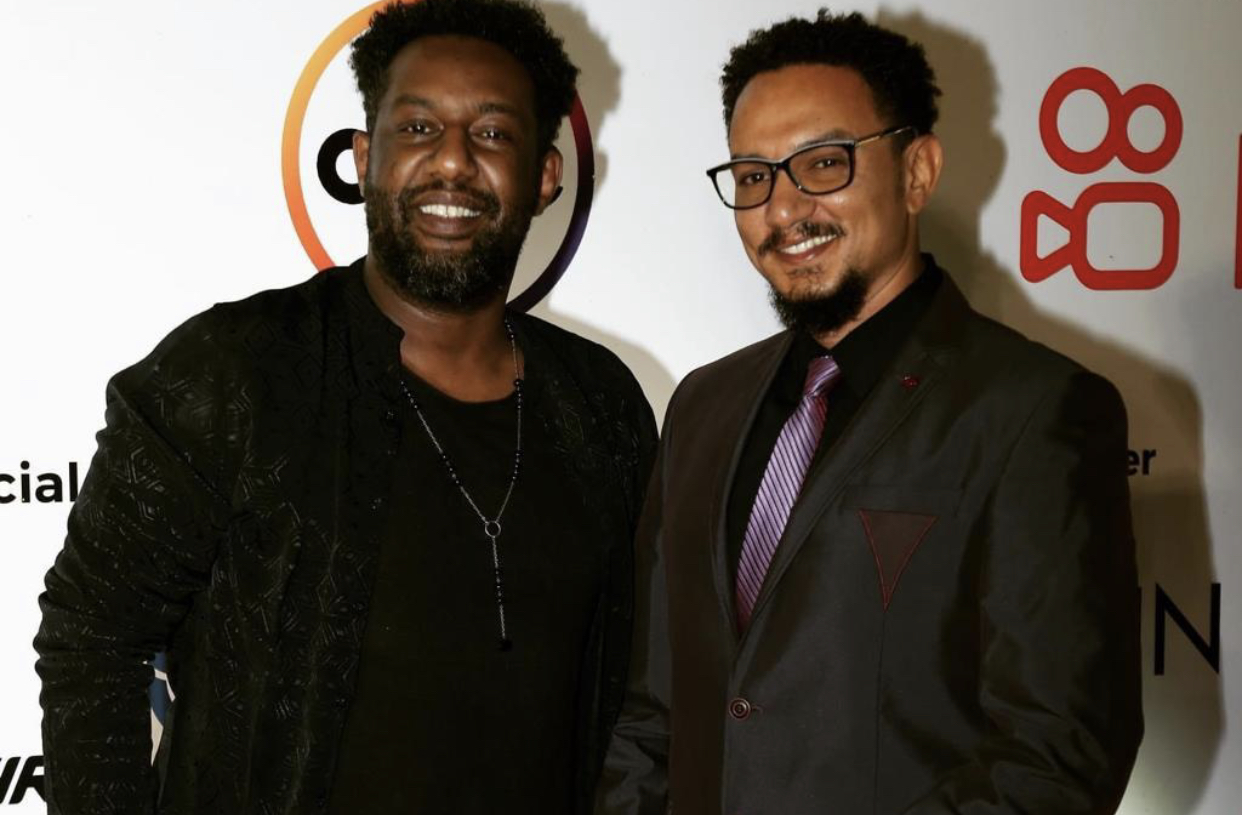 Mohamed Fawi and Amjad Abu Alala- 'Buzz' director and producer at Cairo International Film Festival