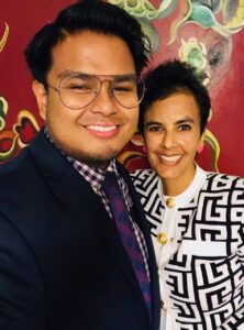 Portrait of Rupinder Kaur Legha and Russyan Mark Mabeza